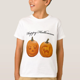 T-Shirt Deux Citrouilles Joyeux Halloween