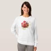 T-shirt Deux Coeurs rouges (Devant entier)