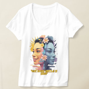 T-shirt Deux côtés de l'esprit - On ne voit pas toutes les