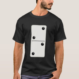 T-shirt Deux deux Domino drôle Halloween Costume de groupe