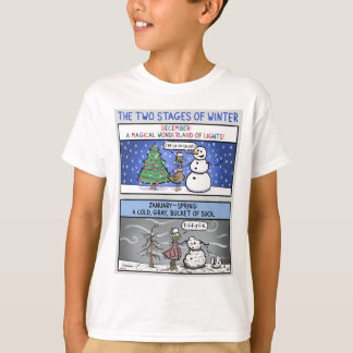 T-shirt Deux étapes de l'hiver