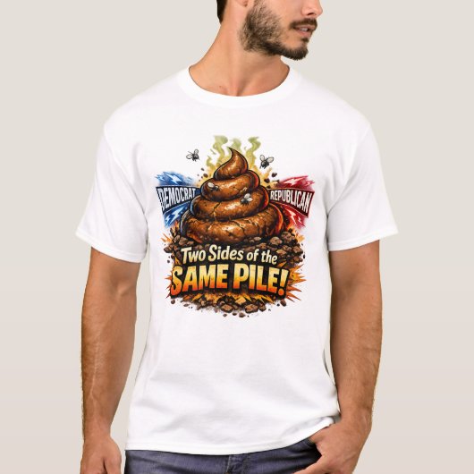 T-shirt Deux Faces du même Tas (Devant)