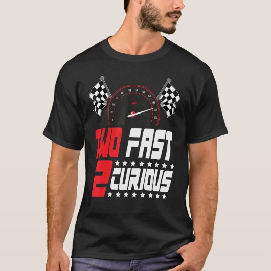 T-shirt Deux Fast 2 Curious Happy 2e anniversaire Boy Deco (Devant)