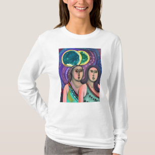 T-shirt Deux femmes sous la lune