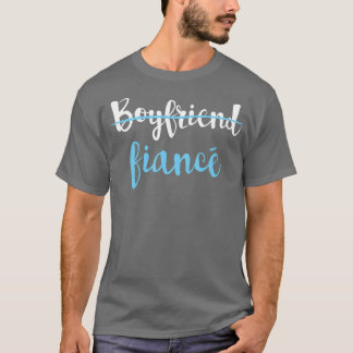 T-shirt Deux Fiançailles viennent de s'engager Boyfriend F