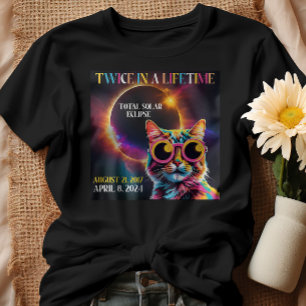 T-shirt Deux Fois Dans Une Vie Total Éclipse Solaire 2024