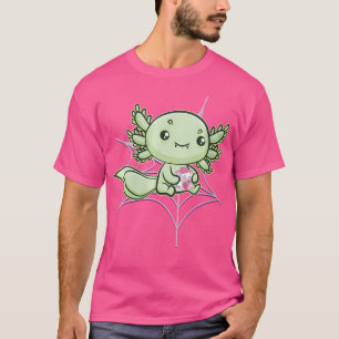 T-shirt Deux fraises Lait Axolotl Ambystoma Mexicanum Wal