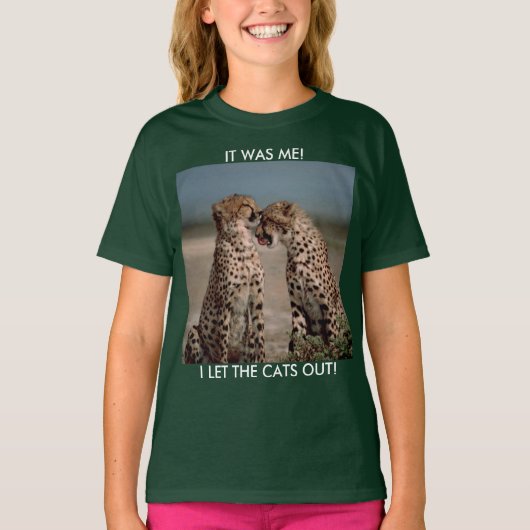 T-shirt Deux grands chats (Devant)