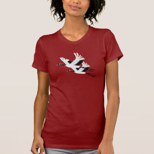 T-shirt Deux grues volantes