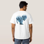 T-shirt Deux lampes (Dos entier)