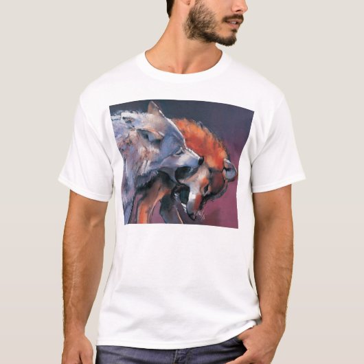 T-shirt Deux loups (Devant)