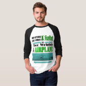 T-shirt Deux maux ne font pas une droite (Devant entier)
