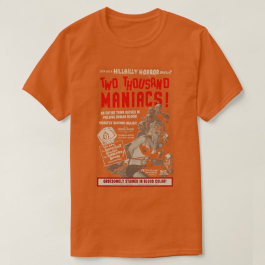 T-shirt Deux Mille Maniaques (Design devant)