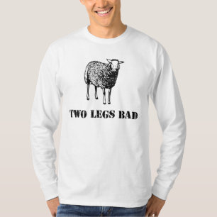 T-shirt Deux moutons du mauvais de jambes