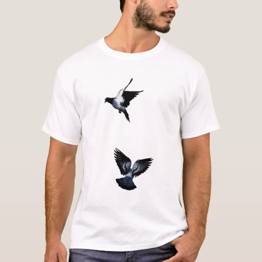 T-shirt Deux oiseaux (Devant)