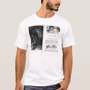 T-shirt Deux pages illustrées de 'Les Contes