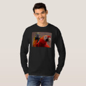 T-shirt Deux perroquets en gros plan (Devant entier)