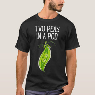 T-shirt Deux Pois Dans Un Pois Drôle Pois Cadeau Dans Un P
