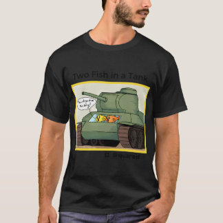 T-shirt Deux poissons dans un réservoir