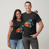 T-shirt Deux poissons rouges (Unisexe)