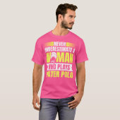T-shirt Deux Polo D'Eau Pour Une Dame De Polo D'Eau (Devant entier)