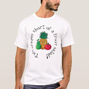T-shirt "Deux raisins court-circuitent d'une salade de