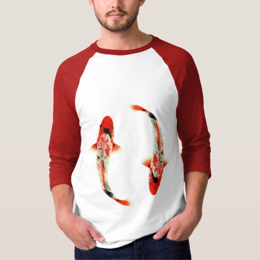 T-shirt Deux Red Koi (Devant)