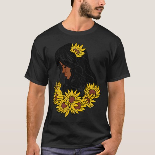 T-shirt Deux renards mignons. (Devant)