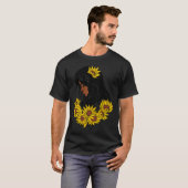 T-shirt Deux renards mignons. (Devant entier)