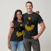 T-shirt Deux renards mignons. (Unisexe)