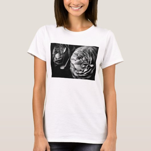 T-shirt deux roses (Devant)