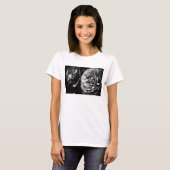 T-shirt deux roses (Devant entier)