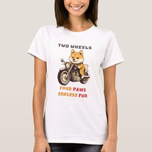 T-shirt Deux Roues Quatre Pans Sans Fin Amusement Extérieu