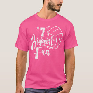 T-shirt Deux Sept 7 Plus Gros Ventilateur Volleyball Maman