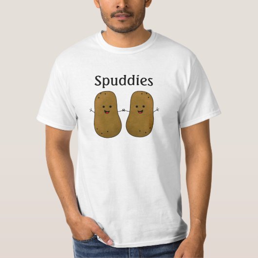 T-shirt Deux sucs de pommes de terre (Devant)