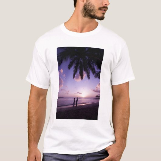 T-shirt Deux sur la plage, Windjammer Landing, Sainte-Luci (Devant)