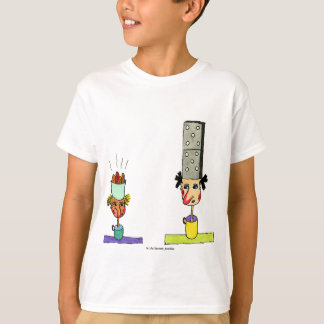 T-shirt Deux têtes Domino mises hors jeu