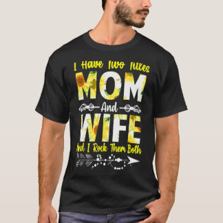 T-shirt Deux titres Maman et femme Meilleure femme Fête de