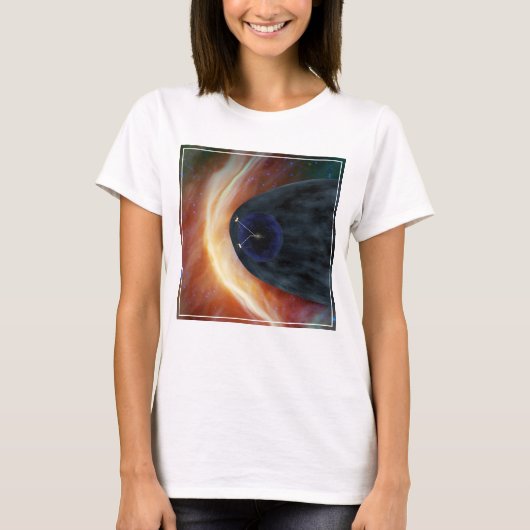 T-shirt Deux Voyageurs Spacecraft Explorer L'Espace Turbul (Devant)