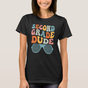 T-shirt Deuxième Année Dude Retour À L'École Enseignants É