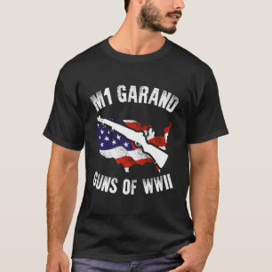 T-shirt Deuxième Guerre Mondiale M1 Garand Armes De La Pre