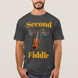 T-shirt Deuxième vintage violon idée cadeau de Noël pour l
