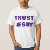 T-shirt d'évangélisation de Jésus de confiance (Devant)