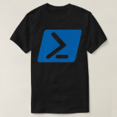 T-shirt Développement de code PowerShell (Design devant)