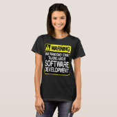 T-shirt Développement logiciel Programmer Coding Programme (Devant entier)