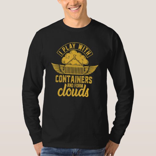 T-shirt Développer It Cloud Engineer Network System Admini (Devant)