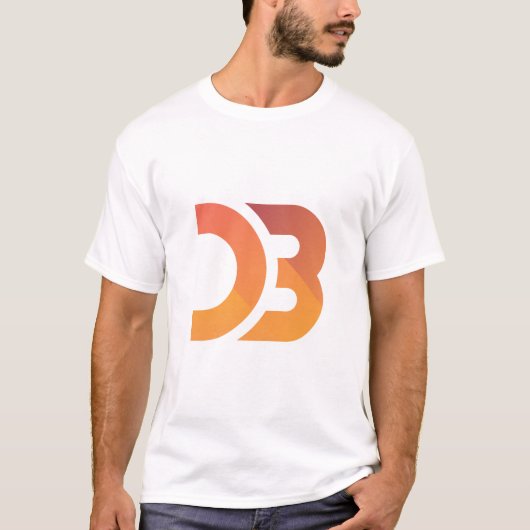 T-shirt Développeur D3.js - Visualisation de données & Jav (Devant)
