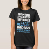 T-shirt Développeur d'applications principal (Devant)