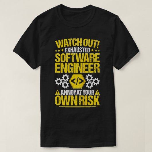 T-shirt Développeur de code programmeur propre moteur de l (Design devant)