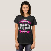 T-shirt Développeur de logiciels Web Java (Devant entier)